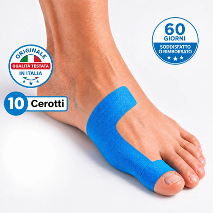 AlluxTape™ - Cerotto Correttivo per Alluce Valgo e Cipolla al Piede