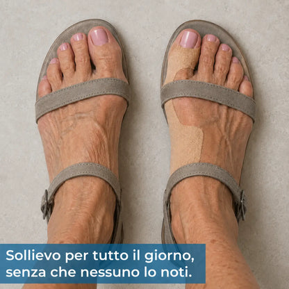 AlluxTape™ - Cerotto Correttivo per Alluce Valgo e Cipolla al Piede