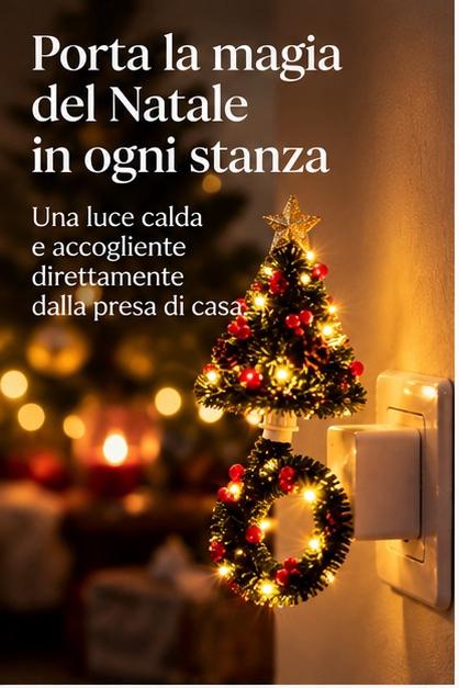 Novira LumiNatale™ – Alberello Luminoso da Presa